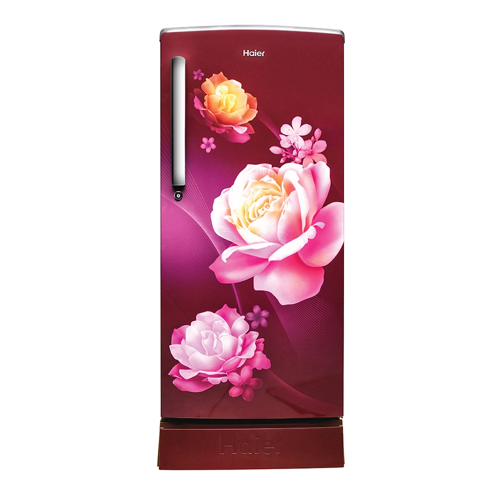 Haier 185L 2 Star Direct Cool Single Door Refrigerator with Toughened Glass Shelf - HRD-2062PRN-N